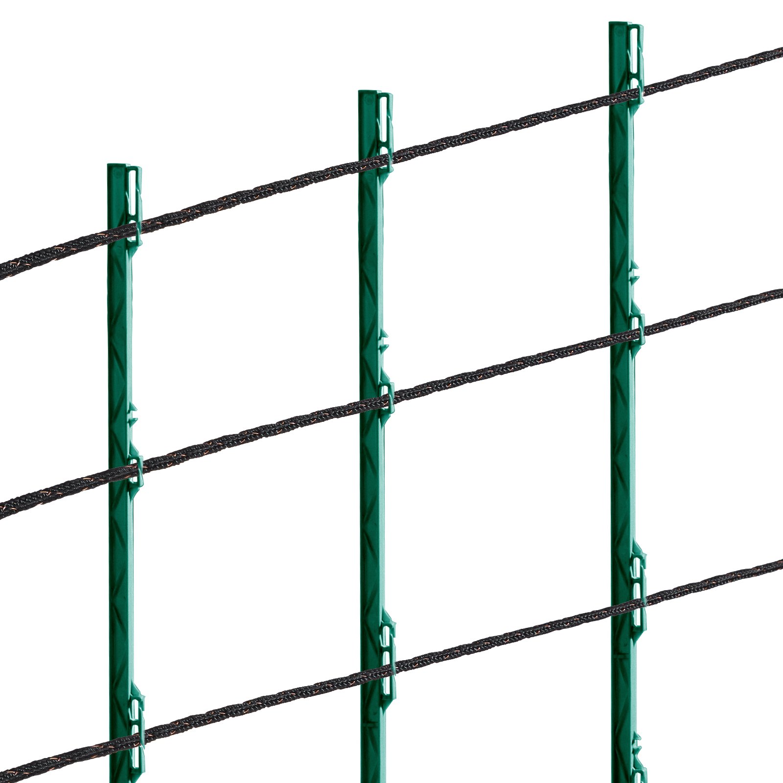 VEVOR Electric Fence Wire, 1000 feet (305 m), Portable Poly Wire, 1/4 inch Diameter, 2 Copper Strands for Reliable Conductivity and Rust Resistance, Fence Rope for Horses, Cattle, Livestock