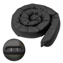 Rolka filtra osadowego VEVOR, 5" x 10 stóp, rolka zatrzymująca liście i zanieczyszczenia, zapobieganie erozji, wypełnienie polipropylenowe, do zarządzania wodami opadowymi, ochrona odpływów burzowych