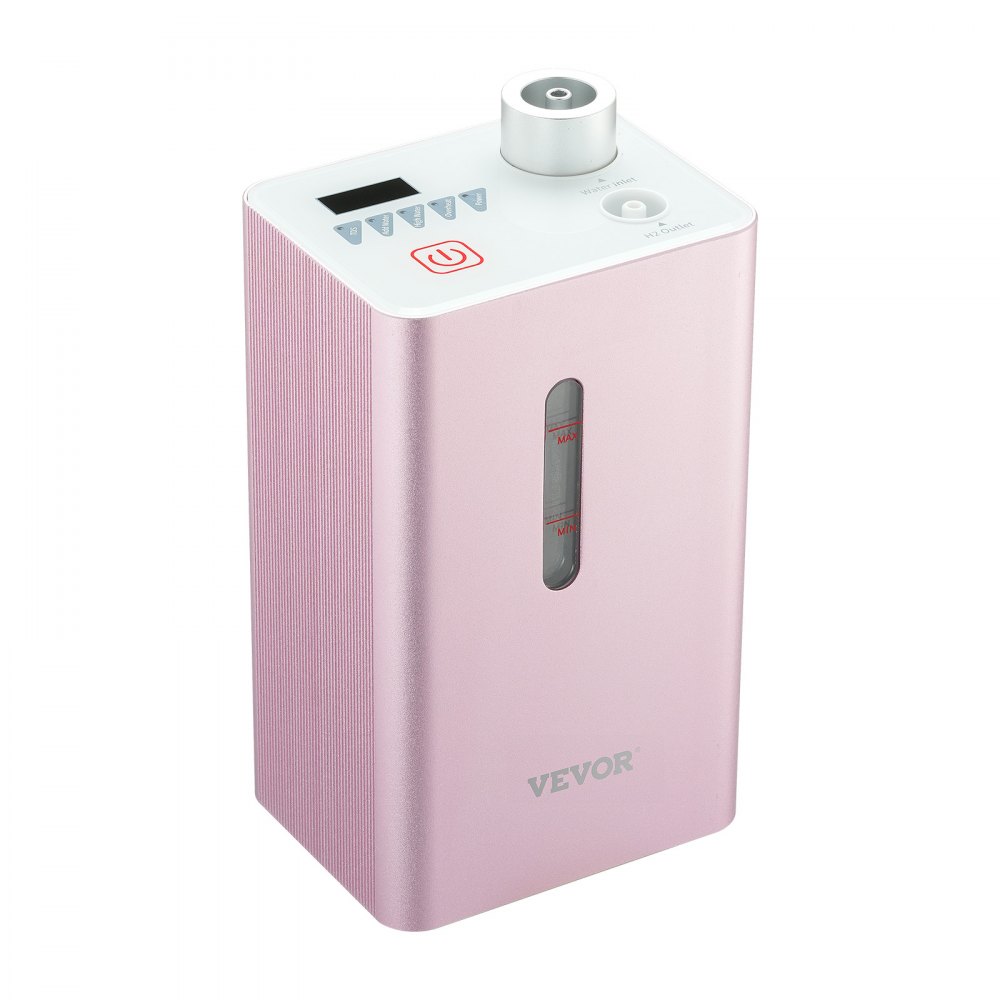 Inhalator wodorowy VEVOR, inhalator wodorowy o wysokiej czystości 99,99%, z separacją HO, 180 ml/min (120 H + 60 O) z dwoma portami, generator wody bogatej w wodór do podróży