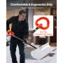 Łopata do śniegu VEVOR, 915 x 1250 mm, odśnieżarka z ergonomicznym uchwytem, ​​lemiesz łopaty HDPE, narzędzie do odśnieżania, przenośna pług do odśnieżania podjazdów, schodów i chodników