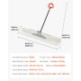 Łopata do śniegu VEVOR, 1235 x 1250 mm, odśnieżarka z ergonomicznym uchwytem, ​​lemiesz łopaty HDPE, narzędzie do odśnieżania, przenośna pług do odśnieżania podjazdów, schodów i chodników