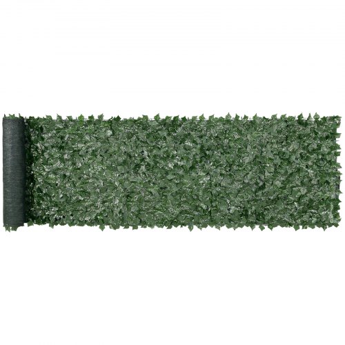 VEVOR 39"x158" Sztuczne ogrodzenie z liści bluszczu ze sztucznym podłożem z siatki