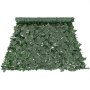 VEVOR Ivy Privacy Fence, 99x249cm, Artificial Green Screen, Green Ivy Fence with Reinforced Connection, Artificial Hedges with Vine Leaves, Decoration for Garden, Yard, Balcony, Terrace