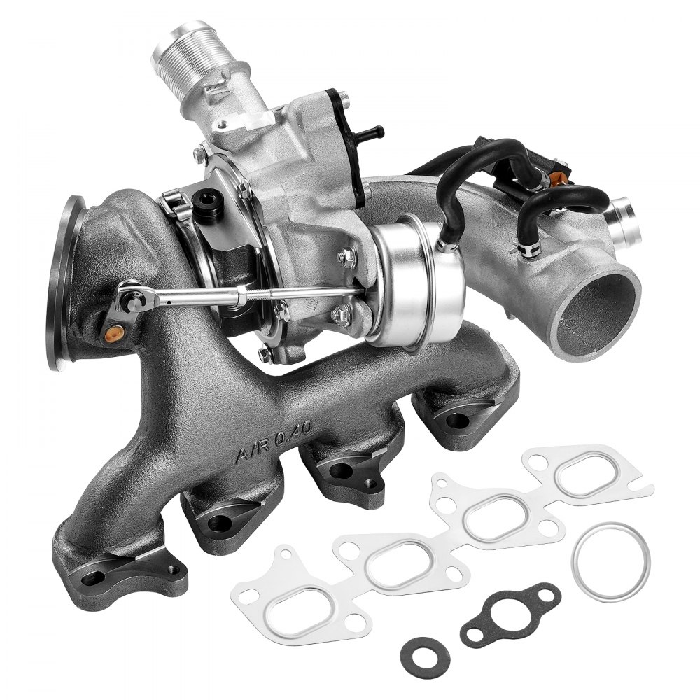 Kompletna turbosprężarka VEVOR z zestawem uszczelek i zaworem elektromagnetycznym, turbosprężarka kompatybilna z modelami GM (Chevy) Cruze 2011-2015 / Sonic 2012-2020 / Trax 2013-2020 / Buick Encore 2013-2021