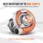 Turbosprężarka VEVOR Turbo z zestawem uszczelek, zamiennik turbosprężarki do silników samochodowych, kompatybilny z silnikami 1,5 l - 4,0 l, turbosprężarka silnika odporna na wysoką temperaturę z wirnikiem ze stopu K418