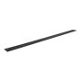 Panele akustyczne VEVOR, 2450 x 166 mm, panele akustyczne WPC, drewniane panele ścienne akustyczne do nowoczesnych wnętrz, panele ścienne imitujące drewno jako stylowy wystrój i redukcja hałasu, matowa czerń, zestaw 8 szt.