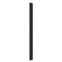 Panele akustyczne VEVOR, 2450 x 166 mm, panele akustyczne WPC, drewniane panele ścienne akustyczne do nowoczesnych wnętrz, panele ścienne imitujące drewno jako stylowy wystrój i redukcja hałasu, matowa czerń, zestaw 8 szt.