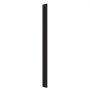 Panele akustyczne VEVOR, 2450 x 166 mm, panele akustyczne WPC, drewniane panele ścienne akustyczne do nowoczesnych wnętrz, panele ścienne imitujące drewno jako stylowy wystrój i redukcja hałasu, matowa czerń, zestaw 8 szt.