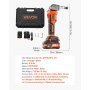 VEVOR Cordless Metal Nibbler, with 20 V 4000 mAh Battery, 2200 RPM Efficient Brushless Motor, Electric Nibbler Metal Cutter with Plastic Carrying Case for Cutting Steel Sheet and Aluminum Sheet