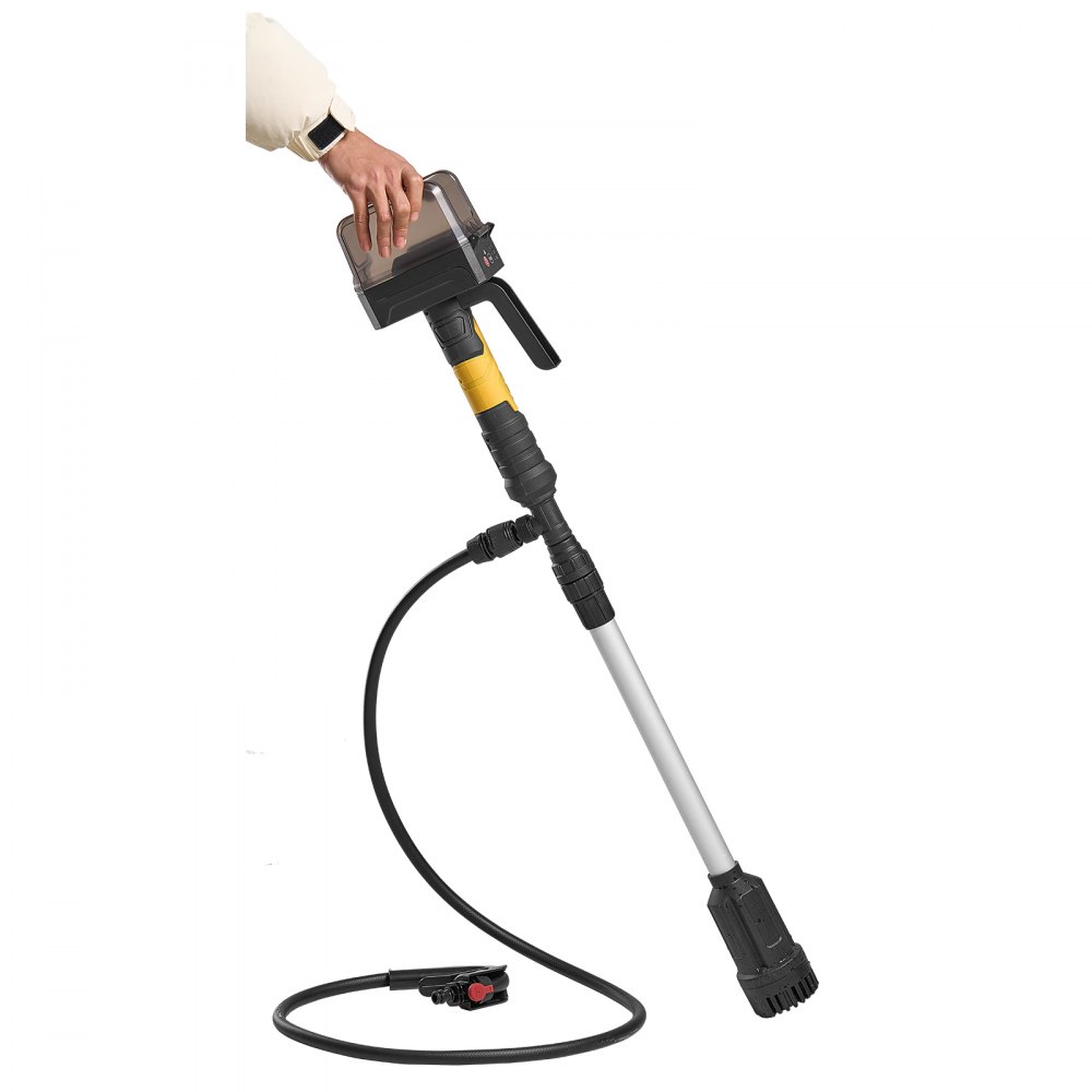 VEVOR Cordless Handheld Water Transfer Pump, 528 GPH, Portable Sump Pump with NPT 3/4-inch Garden Hose, Compatible with Dewalt 20V MAX Battery (Battery Not Included), Electric Handheld Pump for Pool, Garden, Pond