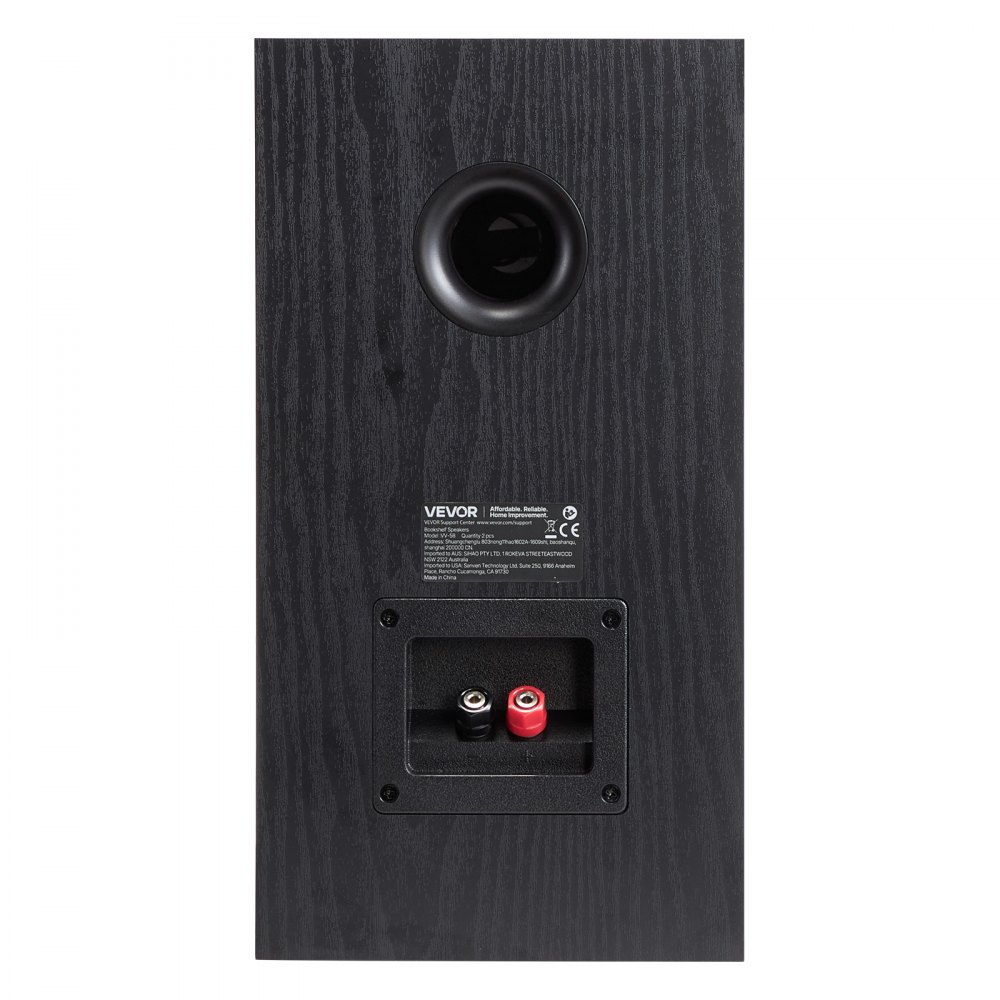 VEVOR Pasywne głośniki półkowe Para głośników stereo 300 W 55 Hz-20 kHz 199x300x390 mm