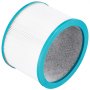 VEVOR replacement filter φ188x127 mm, multi-layer air purifier filter replacement with high-density HEPA and activated carbon, ideal for trapping pollen, pet hair, smoke and harmful odors
