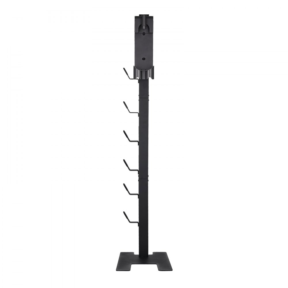 Stojak na odkurzacz VEVOR kompatybilny z odkurzaczami Dyson V6, V7, V8, V10, V11, V15, solidny uchwyt na odkurzacz z 6 haczykami do odkurzaczy bezprzewodowych Dyson DC30, DC31, DC34, DC35, DC58, DC59, DC62, D74 i akcesoriów