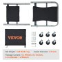 VEVOR 2 w 1, warsztat samochodowy, leżanka warsztatowa, leżanka montażowa, stołek warsztatowy 915 x 415 x 128 mm, siedzisko do montażu, stal + winyl, kółka obrotowe 360°, składane siedzisko, nośność do 136 kg, leżanka na kółkach