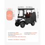 Pokrowiec na wózek golfowy VEVOR wykonany z tkaniny Oxford 420D do wózków golfowych 2-osobowych i 2+2-osobowych, pokrowiec ochronny do większości wózków golfowych marek Club Car, Yamaha, EZGO i Honda, powłoka z tworzywa PVC i wiatroszczelny system haczyków