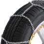 VEVOR 2-częściowe łańcuchy śnieżne do samochodów osobowych, pick-upów, SUV-ów i ciężarówek, ze stali stopowej manganowej, łańcuchy na opony zimowe o rozmiarach 225/70-15, 235/60-16, 235/50-18, 245/45-18, 245/45-17
