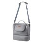 VEVOR Torba na laktator przenośny 285 x 190 x 270 mm, etui na laktator z wkładem chłodzącym, pasuje do modeli S1/S2, akcesoria do laktatora i przechowywanie mleka matki, do pracy, podróży i użytku rodzinnego, kolor szary