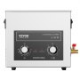 VEVOR Ultrasonic Cleaner with Heating Timer & Basket, 6L Professional Digital Sonic Cavitation Machine, 180W Cleaning Machine for Watch Instruments, Glasses, Coins, Metal Parts, and Tools