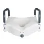 VEVOR Raised Toilet Seat with Arms, 136.1 kg Load Capacity, 127 mm Lift Height, Widened Commode Elevated Toilet Seat Riser with Padded Handles for Seniors, Elderly, Handicap, Disabled, and Adults Use
