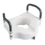 VEVOR Raised Toilet Seat with Arms, 136.1 kg Load Capacity, 127 mm Lift Height, Widened Commode Elevated Toilet Seat Riser with Padded Handles for Seniors, Elderly, Handicap, Disabled, and Adults Use