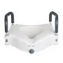 VEVOR Raised Toilet Seat with Arms, 136.1 kg Load Capacity, 127 mm Lift Height, Widened Commode Elevated Toilet Seat Riser with Padded Handles for Seniors, Elderly, Handicap, Disabled, and Adults Use