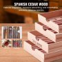 VEVOR 50-100 humidor na cygara szafka z drewna cedrowego pudełko na cygara 240x242x226mm