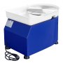VEVOR Pottery Wheel, 350W, 11 in Clay Wheel Forming Machine, 60-300 RPM Adjustable Speed with Handle and Pedal Control, ABS Detachable Basin, Accessory Kit for Adults and Beginners Craft DIY, Blue