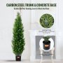 VEVOR Zestaw 2 sztucznych roślin cedrowych Topiary PE Cypress 121,9 cm