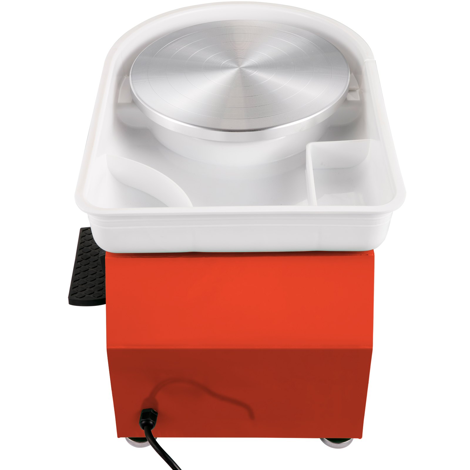 VEVOR Koło garncarskie 350W Ceramiczna maszyna kołowa Elektryczne koło garncarskie Pomarańczowe