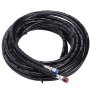 VEVOR Zestaw hydrauliczny do sterowania silnikiem zaburtowym o mocy 150 KM, hydrauliczny układ sterowania łodzią morską z pompą sterującą, dwukierunkowym cylindrem blokady i 8-metrowym wężem hydraulicznym do łodzi jednosilnikowych
