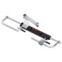 VEVOR Zestaw do hydraulicznego sterowania silnikiem zaburtowym o mocy 90 KM, hydrauliczny układ sterowania łodzią morską z pompą sterującą, dwukierunkowym cylindrem blokady i 24-stopowym hydraulicznym wężem sterującym, do łodzi jednosilnikowych jednostanowiskowych
