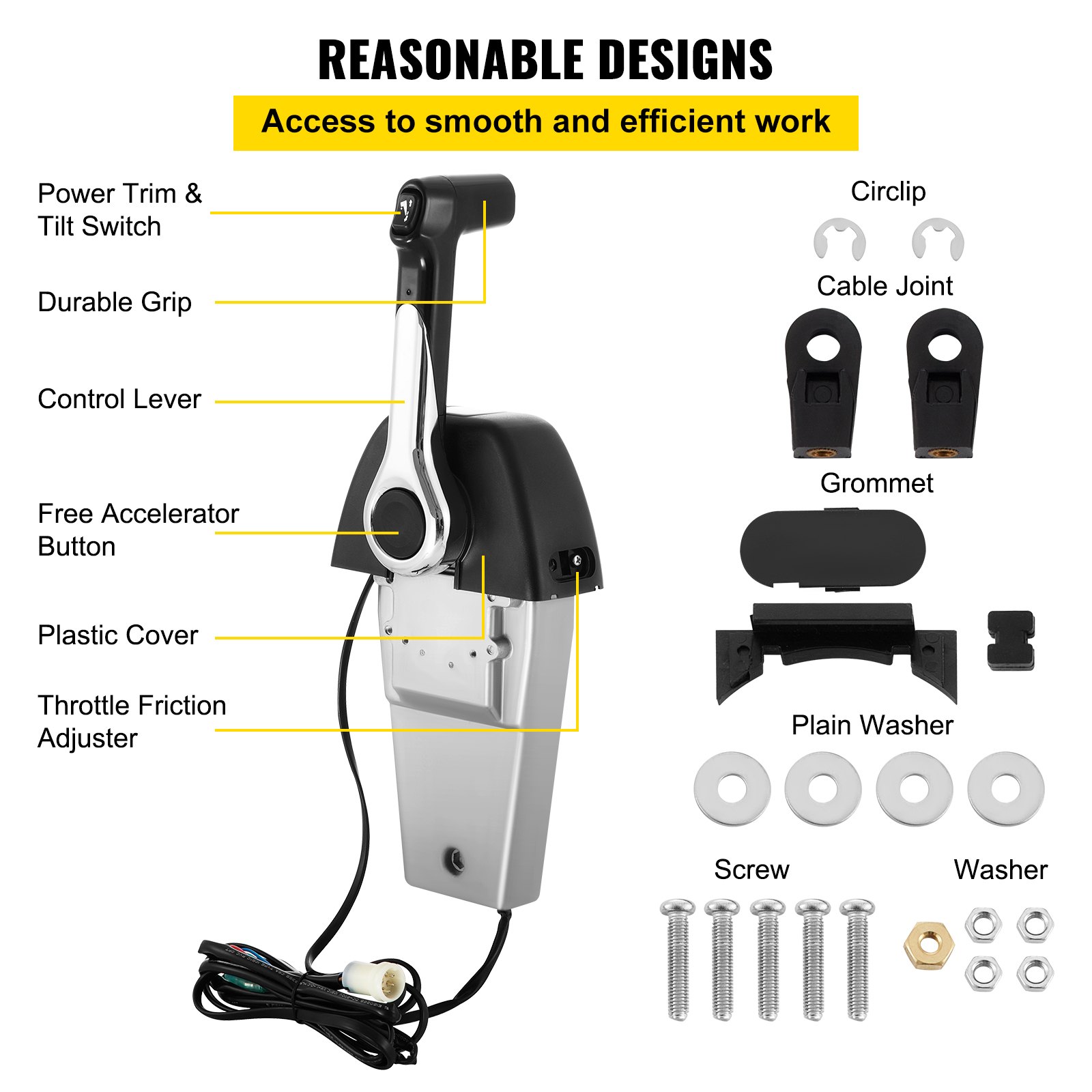 Silnik zaburtowy boczny pilot zdalnego sterowania zaburtowy pilot zdalnego sterowania do Yamaha 704 Single