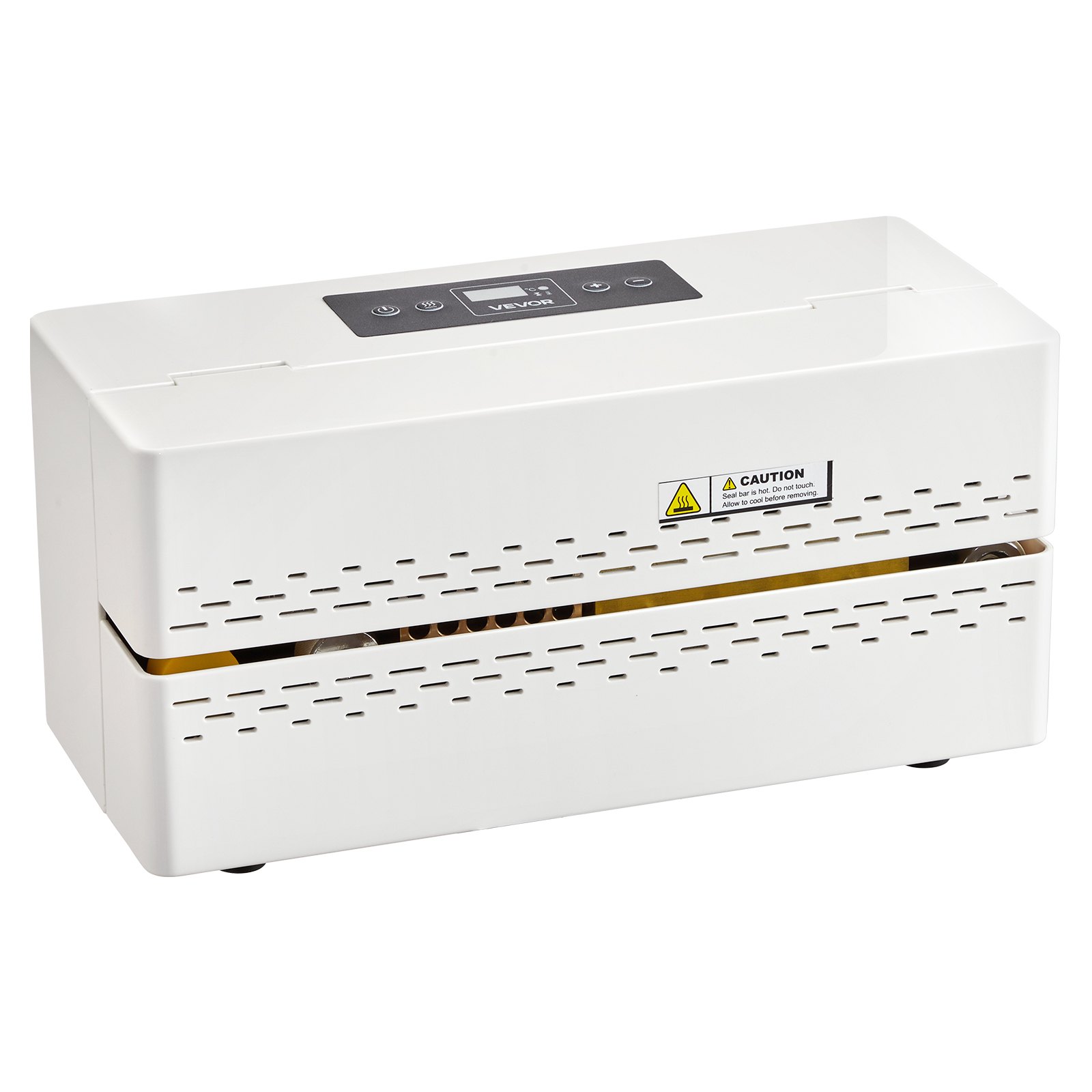 Zgrzewarka VEVOR, szerokość zgrzewu 8-12 mm, automatyczna zgrzewarka taśmowa z cyfrową kontrolą temperatury, automatyczne wyłączanie, zgrzewarka do torebek foliowych o grubości 0,06-0,2 mm