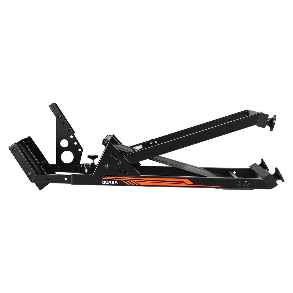 VEVOR Podstawka pod kierownicę, regulowany i składany stojak symulacyjny do G923, G920, G29, G27, Thrustmaster T300RS TX, F458, T500RS, T3PA-PRO (F1/GT), kokpit do gier, symulator pedałów nie jest dołączony, kompaktowy