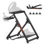 VEVOR Podstawka pod kierownicę, regulowany i składany stojak symulacyjny do G923, G920, G29, G27, Thrustmaster T300RS TX, F458, T500RS, T3PA-PRO (F1/GT), kokpit do gier, symulator pedałów nie jest dołączony, kompaktowy