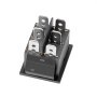 VEVOR Rocker Switch, 6 Pin Momentary DPDT Rocker Switch, 3-Position (ON)-Off-(ON) Polarity Reversing Switch AC 250V/16A 125V/ 20A for Auto Car Boat Household Appliances