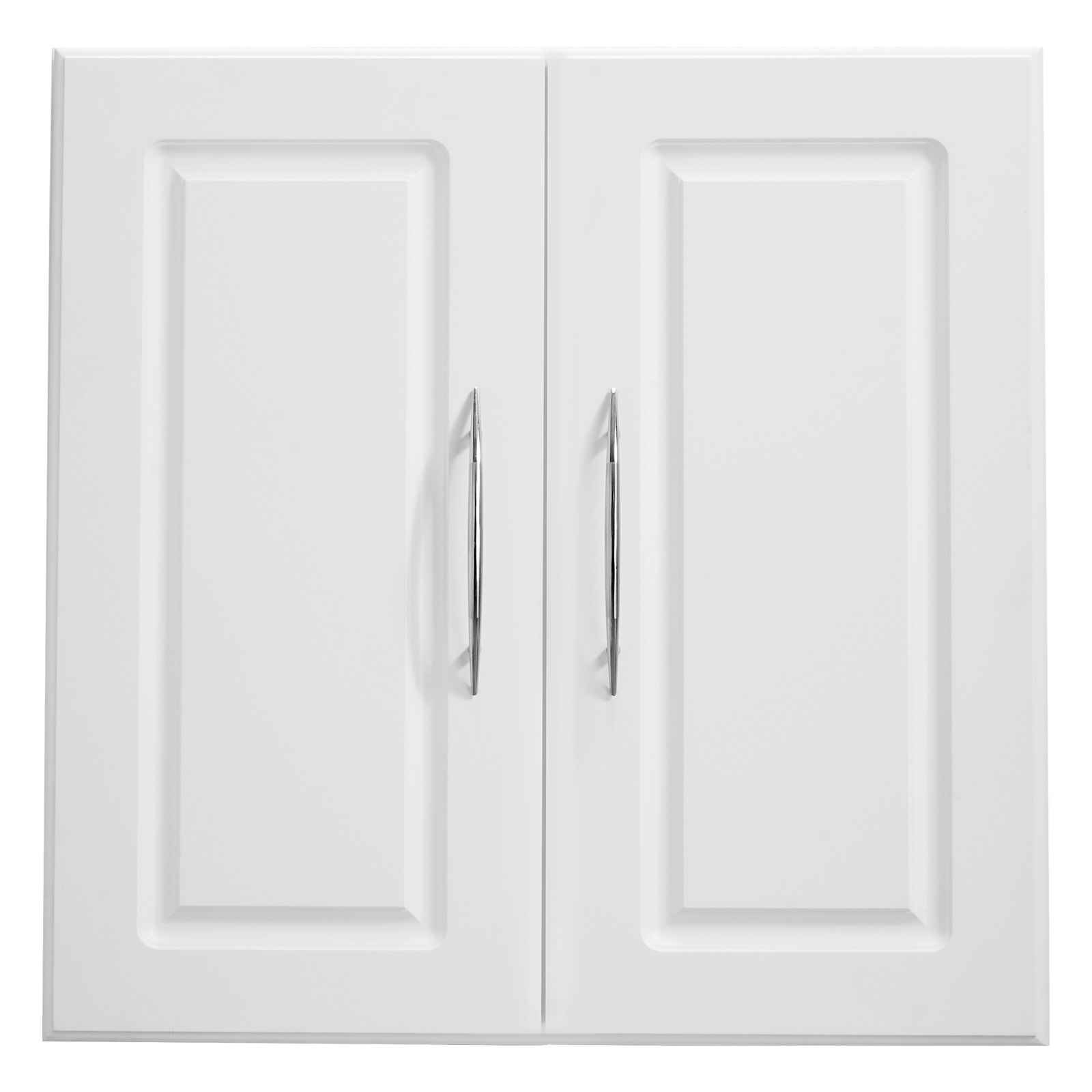 Szafka ścienna VEVOR do pralni, 2-poziomowa, montowana na ścianie (gł. x szer. x wys. / 30 x 60 x 60 cm) z 2 drzwiami, organizer do szafy z regulowaną półką, do kuchni, garażu, pralni, biała