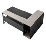 VEVOR L-Shaped Executive Desk, Large Modern Office Table with Drawers & Storage Cabinet, Heavy Duty Wooden Executive Table with CPU Stand, 158.7 KG Load Capacity, Easy Assembly, for Work Study Writing