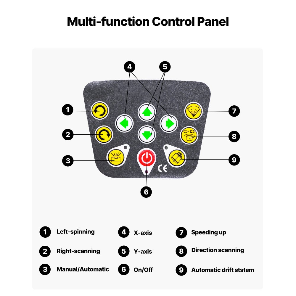 Zestaw poziomicy laserowej obrotowej VEVOR ze statywem i belką, zielona wiązka, zasięg 500 m, regulowany kąt nachylenia, obrót o 360 stopni, elastyczny kąt skanowania, z odbiornikiem zdalnego sterowania i torbą transportową