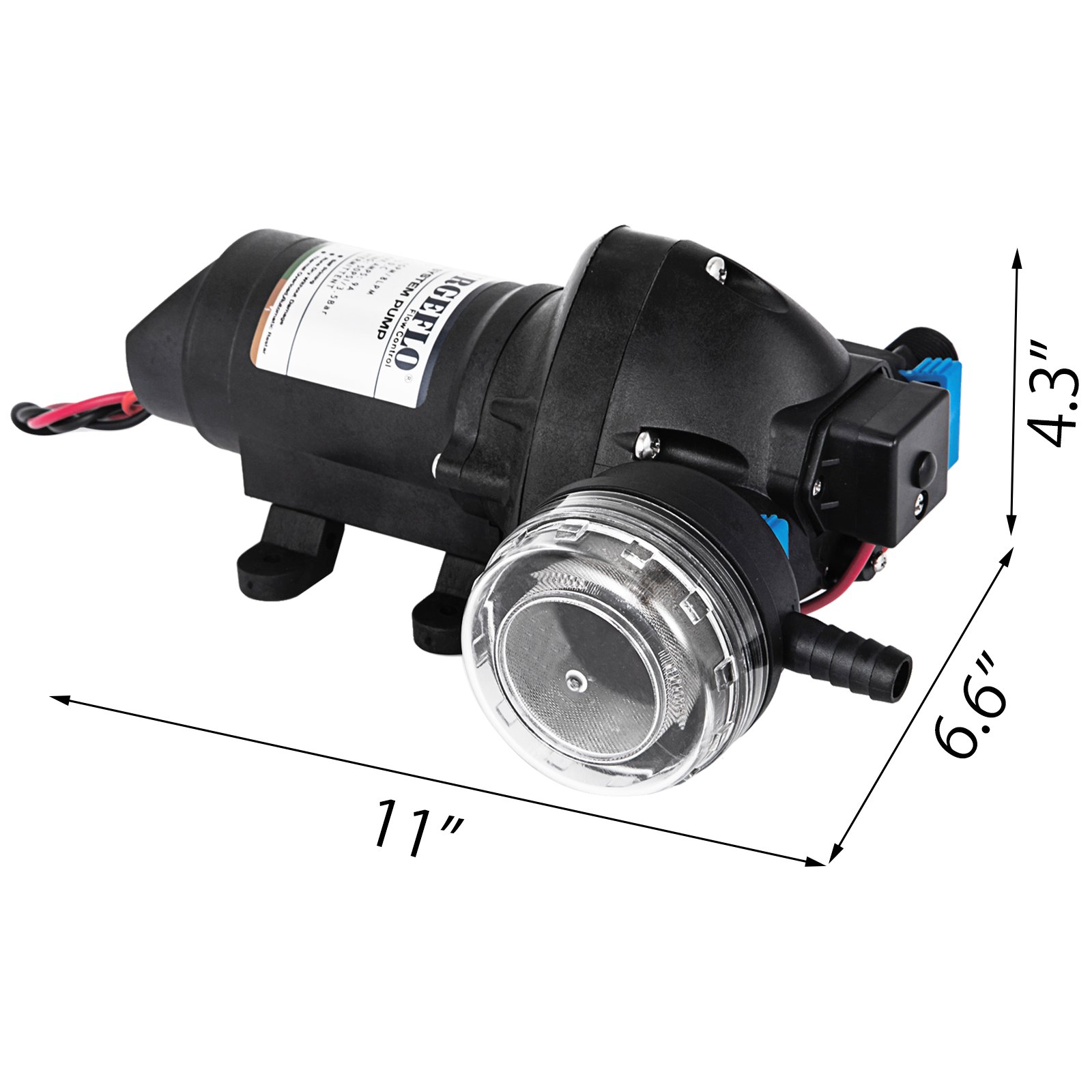 Nowa membranowa pompa wodna FL-703 12V 2.5A 1.7Bar 25PSI pompa wodna