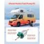 Pompa paliwa do ogrzewania postojowego VEVOR Diesel, pompa dozująca paliwo 12 V DC, pompa powietrza do ogrzewania postojowego 22 ml, pasująca do ogrzewania postojowego 2 kW, 5 kW i 8 kW, cicha konstrukcja, technologia impulsowa