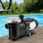 VEVOR Swimming Pool Pump 1.5 HP, 100 GPM max. flow rate, single-speed pool pump, 220 V, 2850 rpm, 15 m max. delivery head, filter pump with filter basket, for above-ground pools, hot tubs, spas