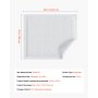 Jednorazowe podkłady VEVOR, 762 x 914,5 mm, pieluchomajtki, chłonne podkłady chłonne z 5-warstwową ochroną do łóżka, sofy i materaca, podkłady dla zwierząt, dorosłych, dzieci i seniorów (opakowanie 70 szt.)
