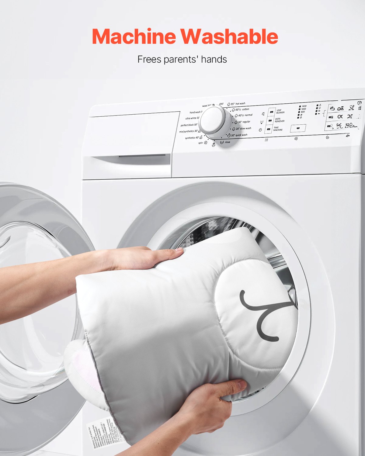 Mata do zabawy VEVOR 995x830x550 mm, mata edukacyjna dla niemowląt z 5 zabawkami sensorycznymi, podświetlana, muzyczna kaczuszka dla noworodków w wieku 0-18 miesięcy