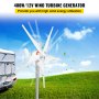 Generator turbiny wiatrowej VEVOR 12 V Generator wiatrowy 400 W z MPPT i anemometrem 5 łopatek