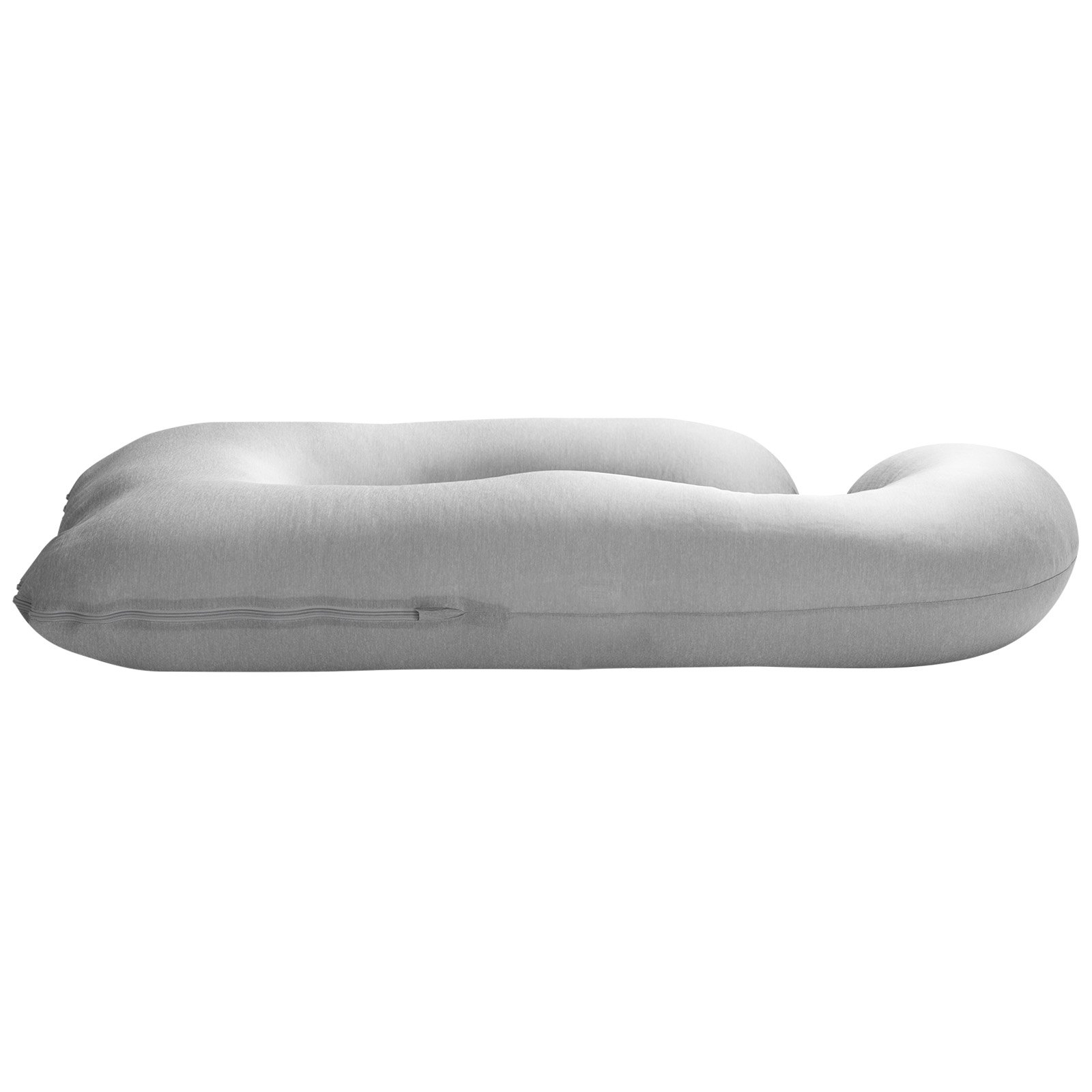 Poduszka ciążowa VEVOR 132x68x20 cm, poduszka do karmienia w kształcie litery G, poduszka podtrzymująca całe ciało ze zdejmowanym i nadającym się do prania pokrowcem, poduszka dla osób śpiących na boku, odciążająca plecy, brzuch, biodra i nogi