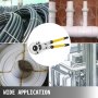 Szczypce zaciskowe VEVOR V12, V15, V22, V28, TH16, TH20, TH26, TH32 mm, szczypce zaciskowe z głowicą obrotową o 360° i ergonomicznym gumowym uchwytem, ​​przenośne szczypce do zaciskania rur, ręczne szczypce do końcówek kablowych