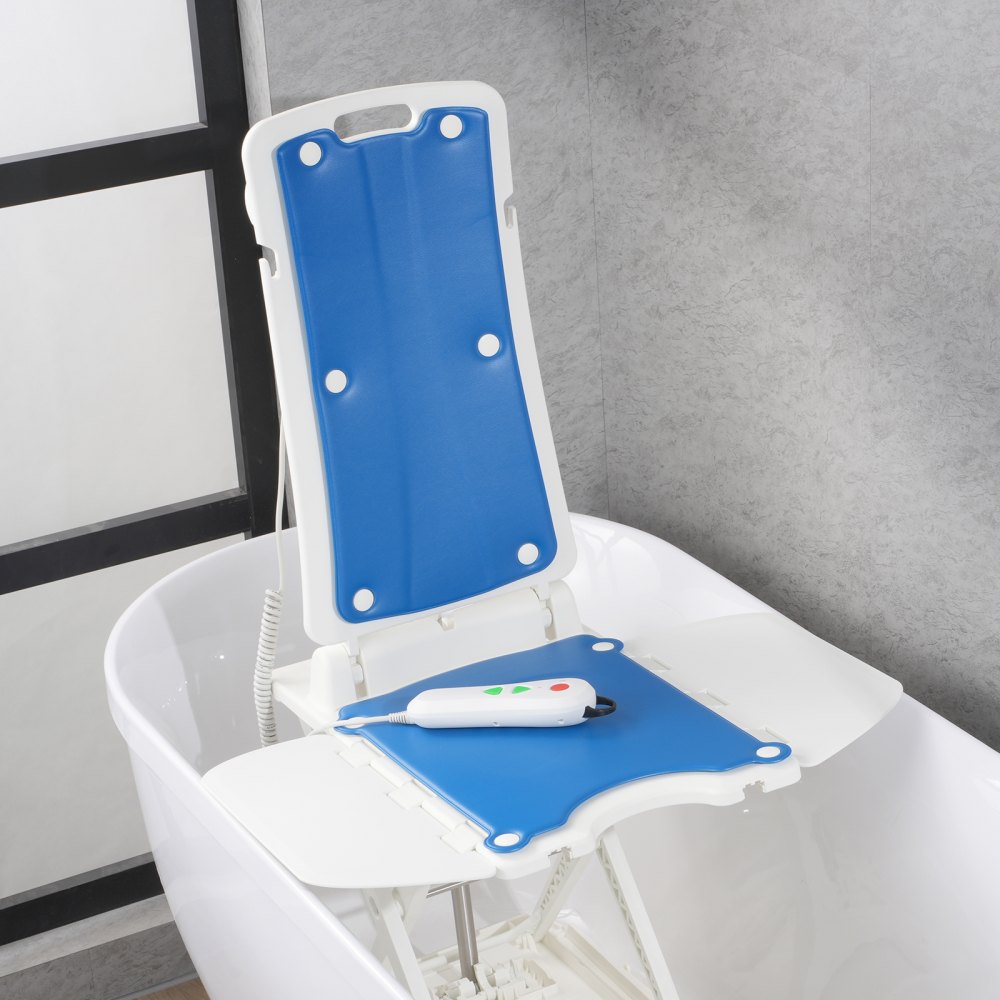 Elektryczny podnośnik krzesełkowy VEVOR, urządzenie do podnoszenia osób starszych z podłogi, regulowana wysokość 77-507 mm, obsługuje do 140,6 kg, nachylenie 45° dla wygodnego pochylania, dla seniorów, osób starszych