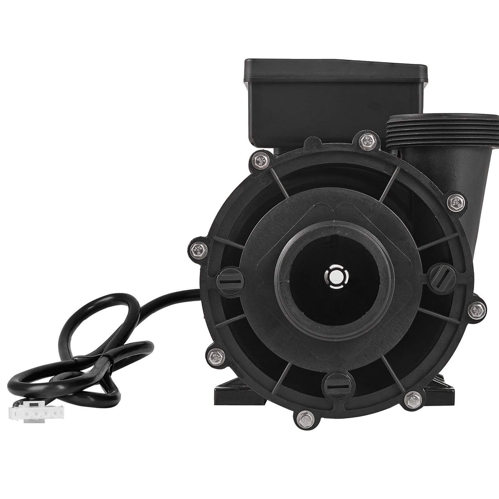 Pompa VEVOR SPA o dwóch prędkościach, 56-ramienna pompa do jacuzzi o dwóch prędkościach, 1600 W/39 m³/h/15 m, duża prędkość lub 400 W/19 m³/h/3,9 m, mała prędkość, 2-calowe złącze, obrotowy interfejs 90° do jacuzzi, certyfikat TUV