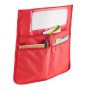 Krzesło szkolne VEVOR z kieszenią, 24 sztuki, kieszeń na oparcie 36 x 38 cm z etykietą na imię, 6 kolorów, organizer na oparcie krzesła dla dzieci w klasie, przedszkolu, szkole i domu